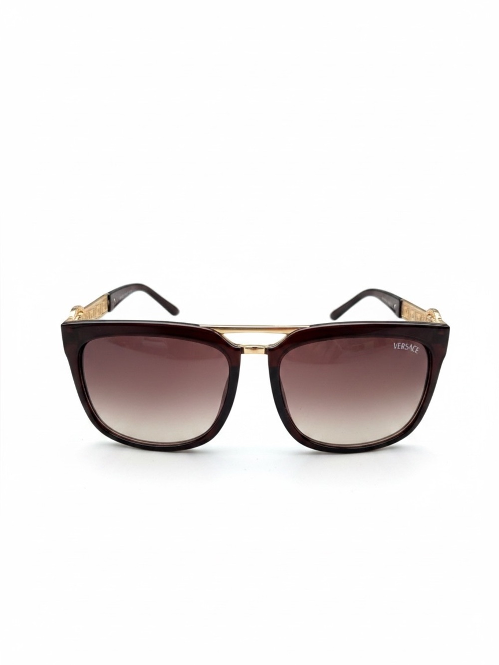 Versace Medusa Black and Gold Sunglasses